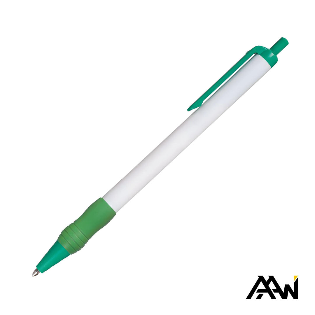 Value Slim Grip Pen w/Glossy Barrel & Matte Colored Trim 15