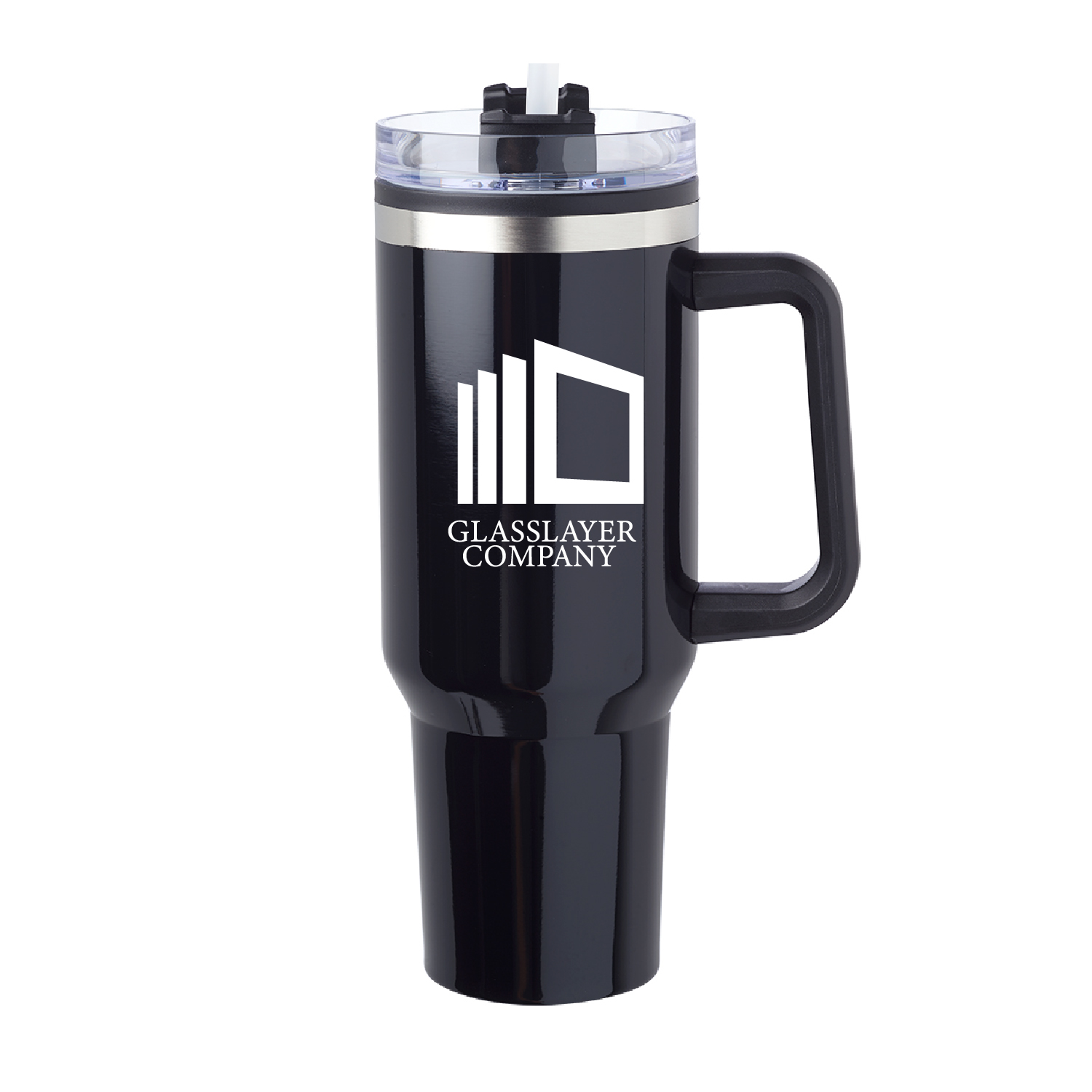 40 oz. Victor Travel Mug (1 Color Imprint) 4