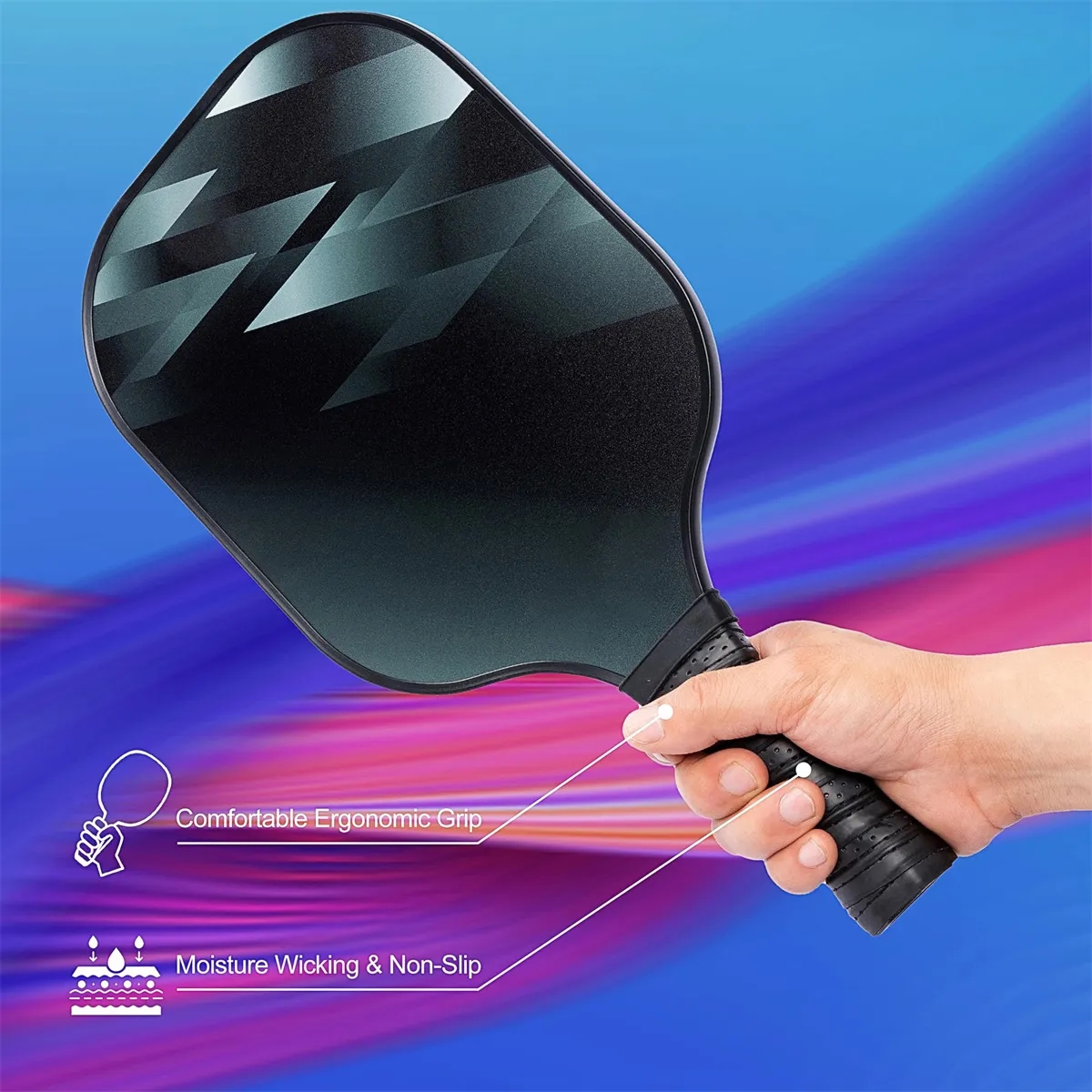 Pickleball Set with Rackets, Pickle Ball Paddle 4