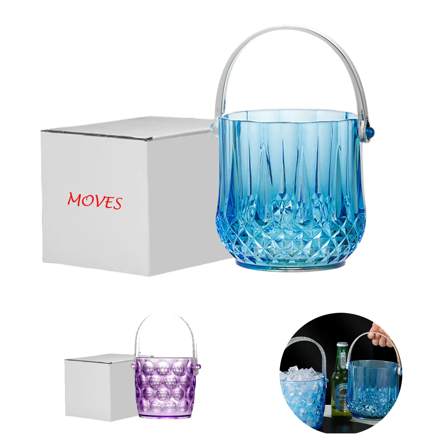 38Oz Plastic Ice Basket 5