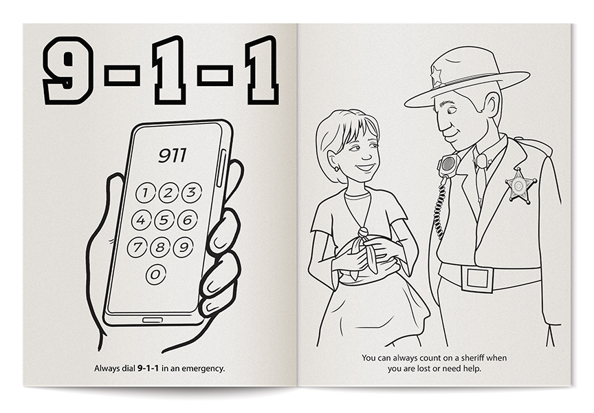 COLORING BOOK - Your Local Sheriff Coloring & Activity Book 5