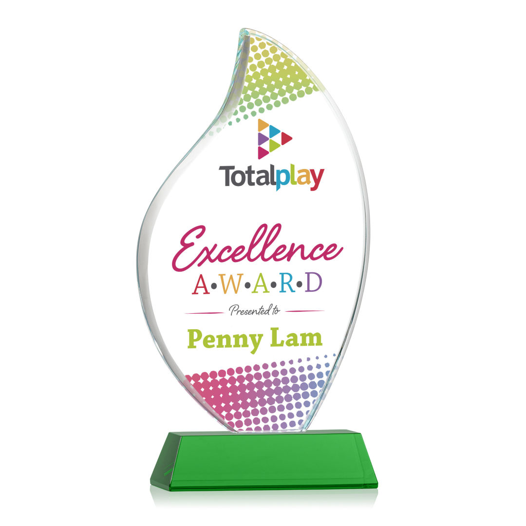 Odessy Flame Vividprint™ Award on Newhaven - Green 2