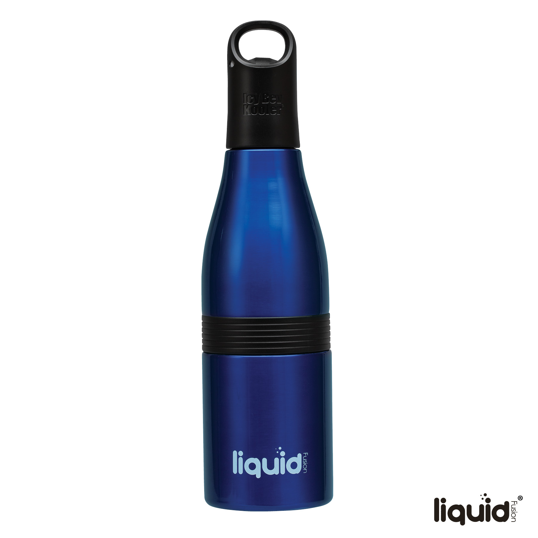 Liquid Fusion® Icy Bev Kooler® 22 oz. 3-In-1 Double Wall Stainless Steel Bottle 63