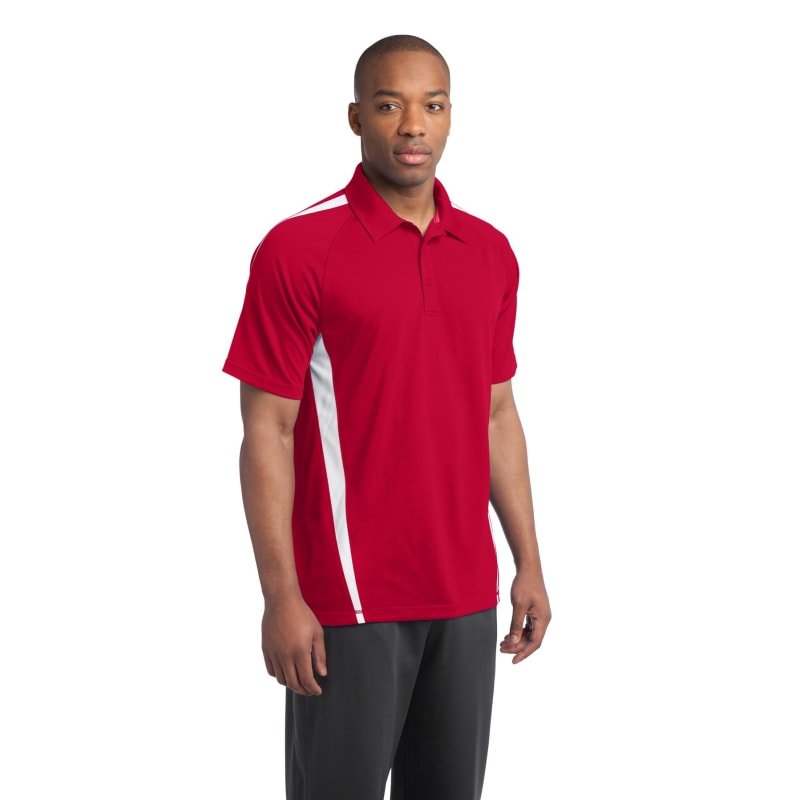 Sport-Tek PosiCharge Micro-Mesh Colorblock Polo. 27