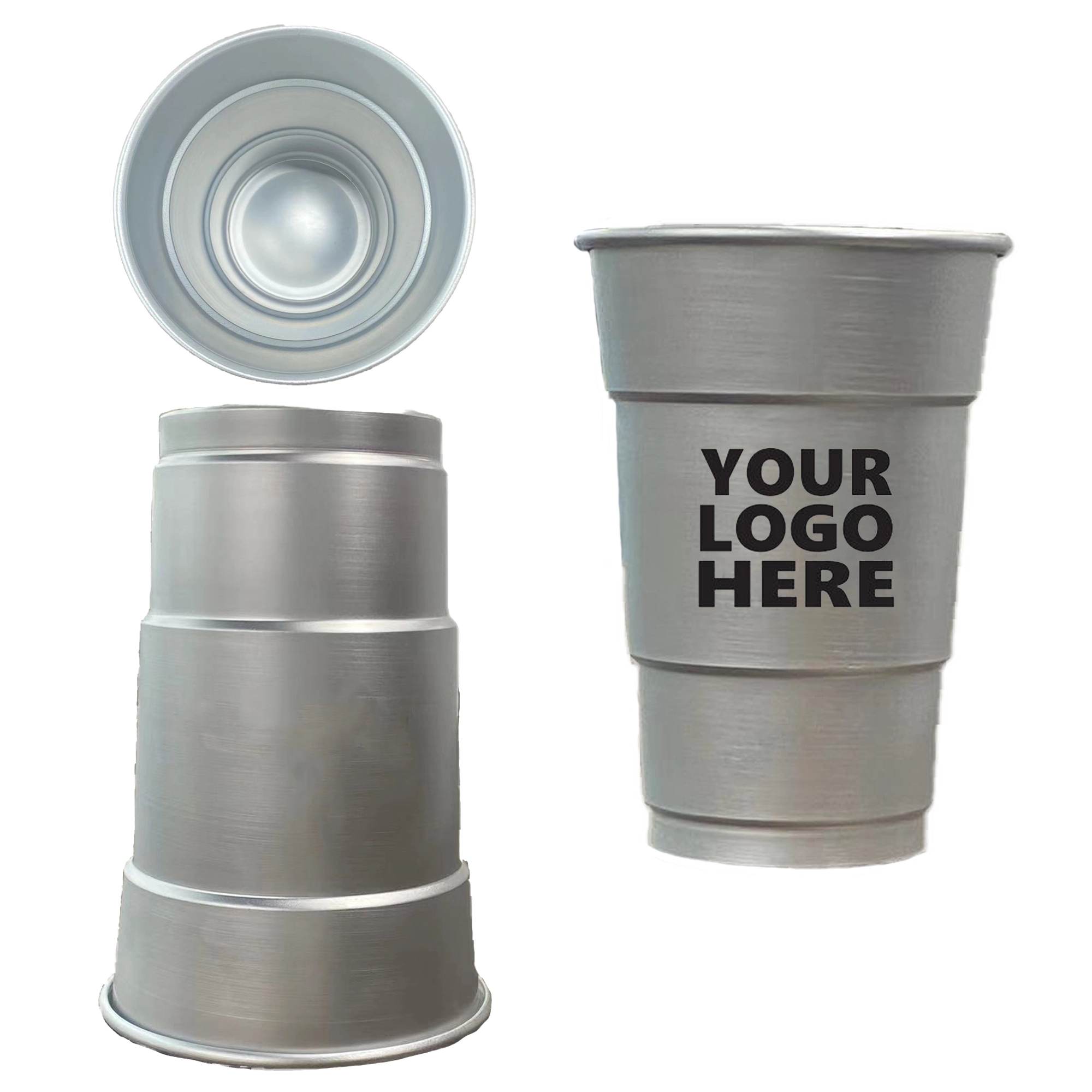 16oz Aluminum Drinking Cup 1