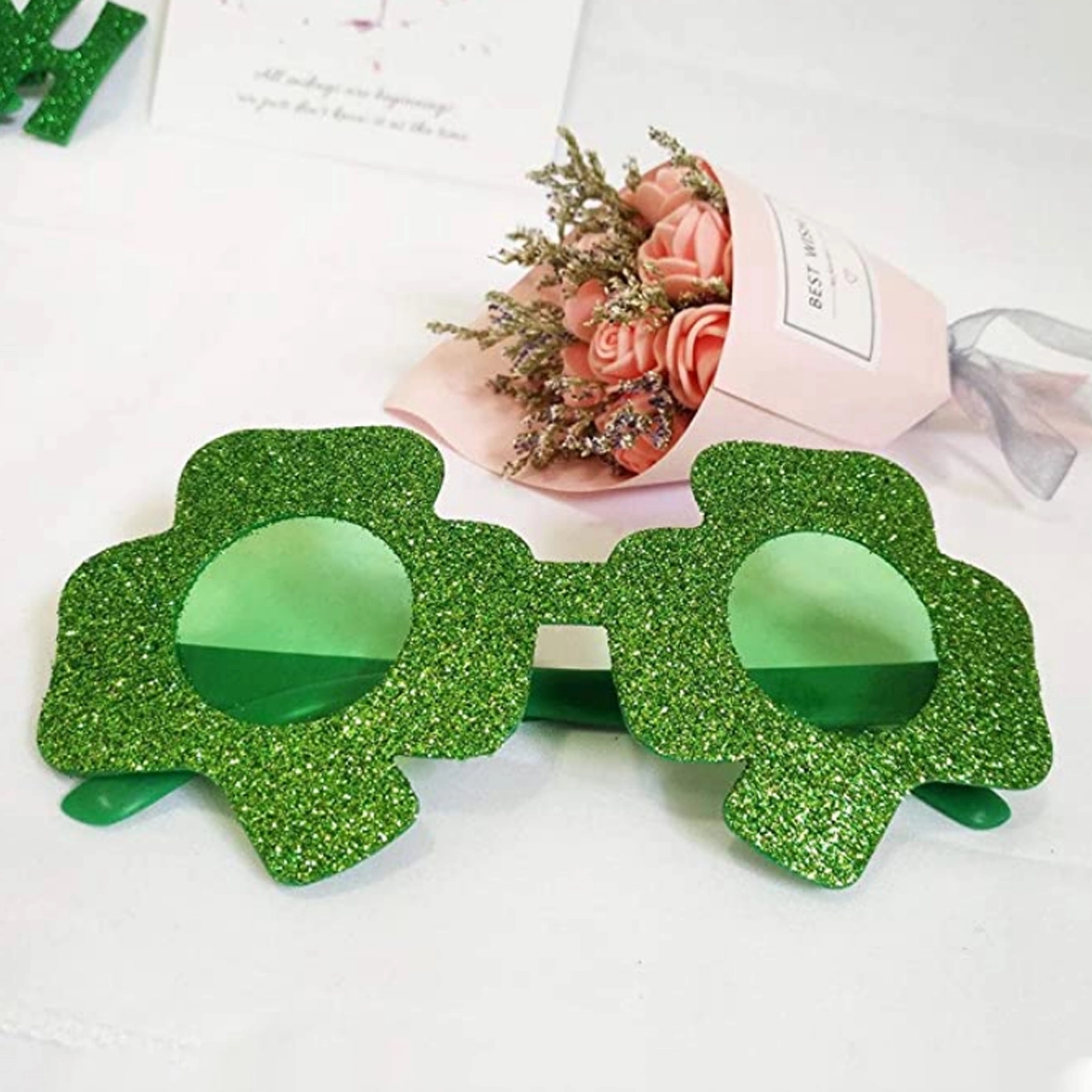 St. Patricks Day Shamrock Glasses 2