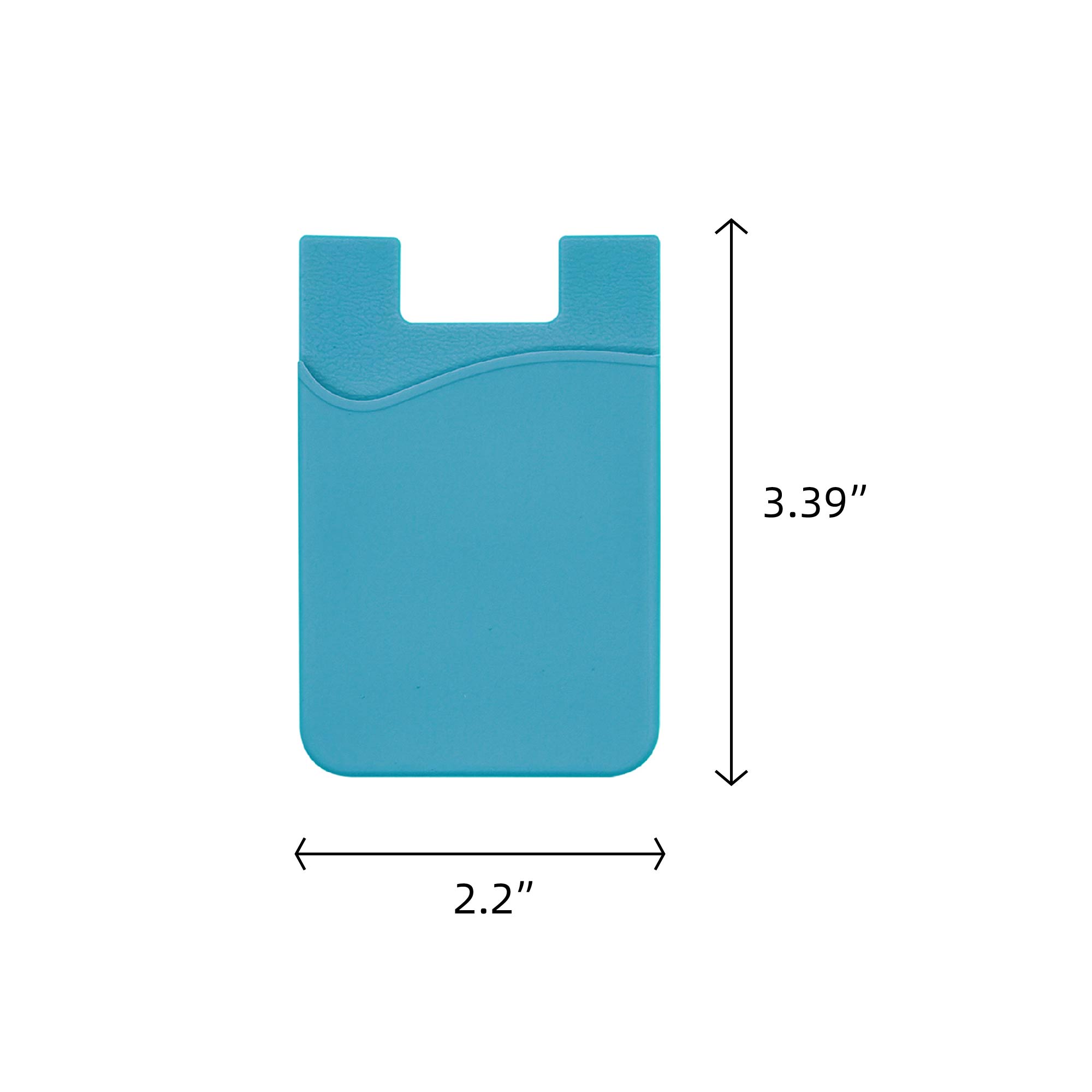 MOQ 10 pcs Soft Silicone Card Pouch 3