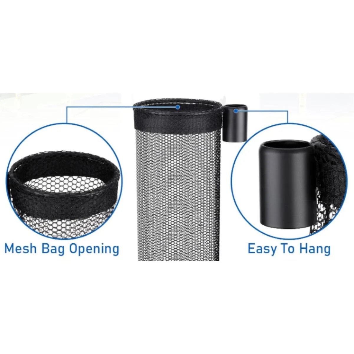 Mesh Ball Pouch For Pickleball Nets With Strap 2