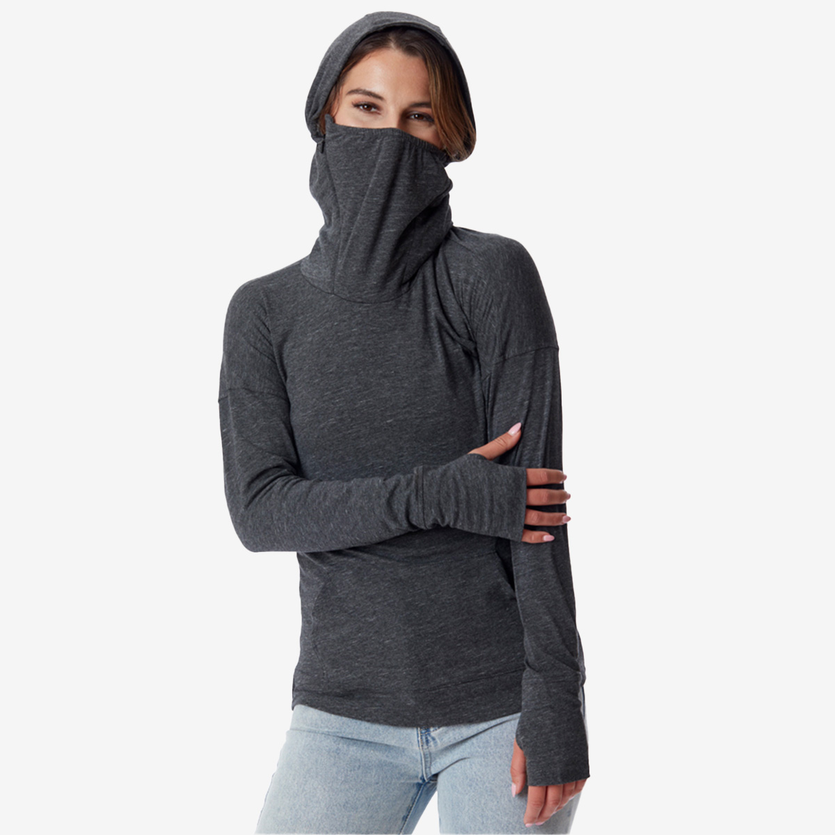 Ladies' Aegis Mask Hoodie 6