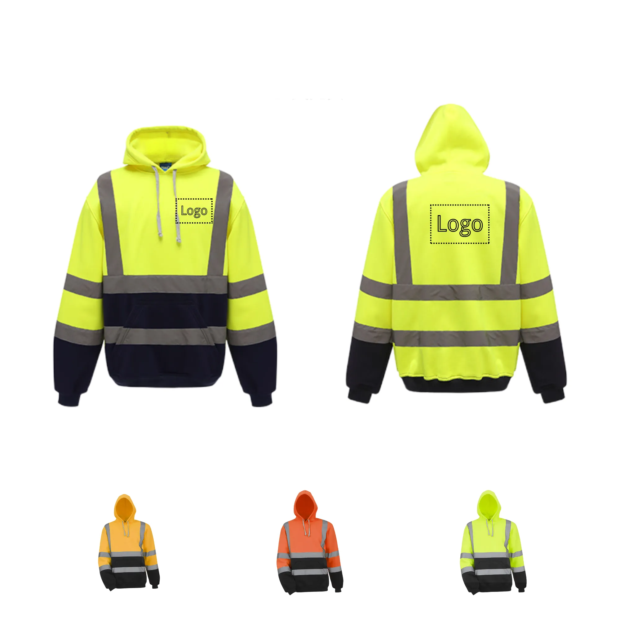 MOQ 50 Large-Size Sanitation Workwear Hoodies 1