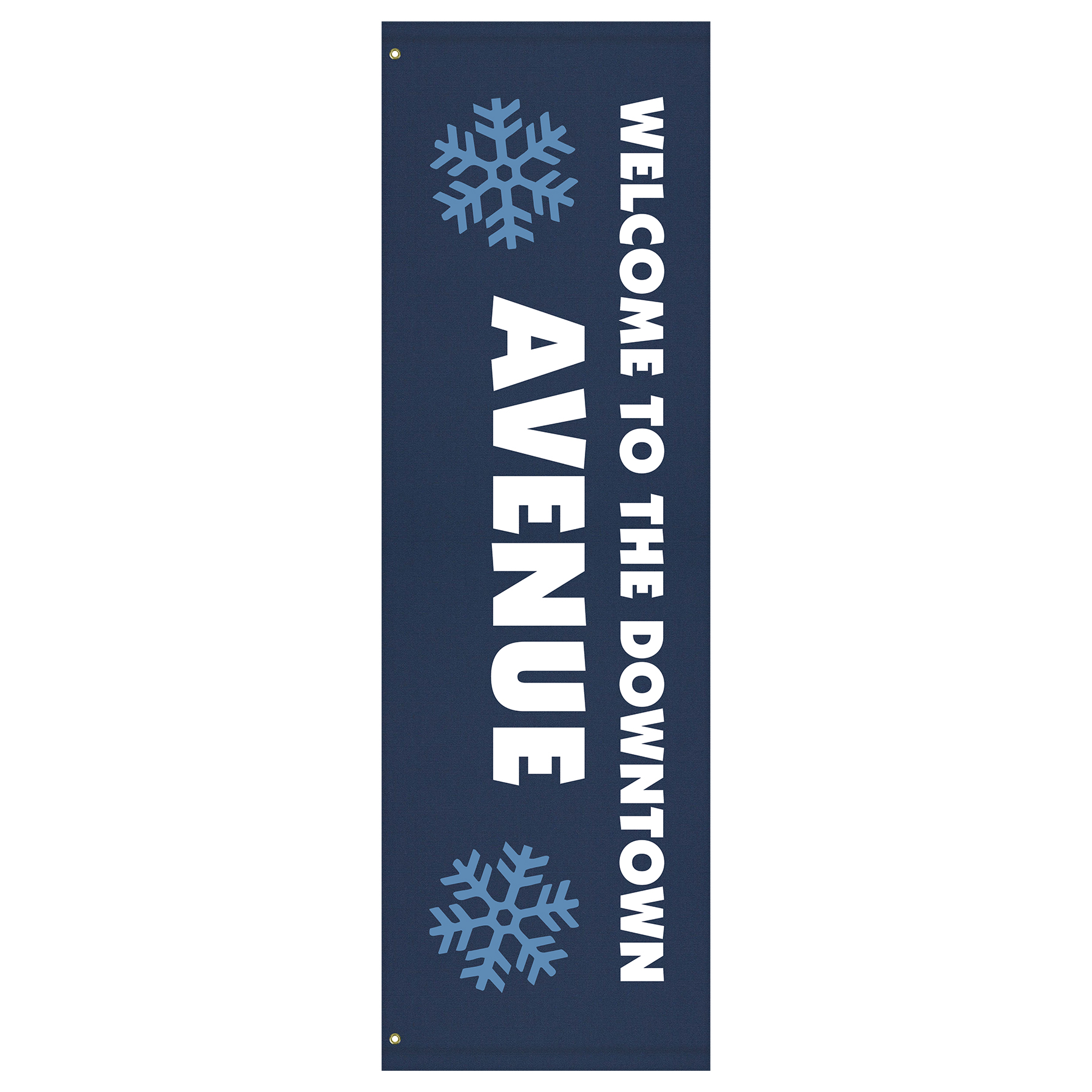 96" x 30" Custom Sunbrella™ Avenue Banner-2 Color Imprint 7