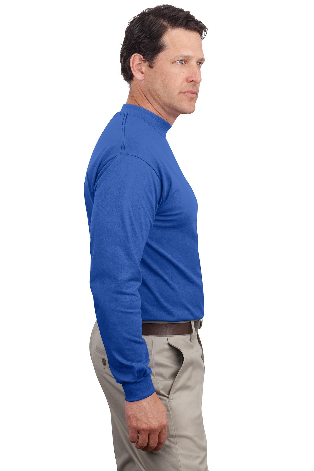 Port & Co Essential Mock Turtleneck. PC61M 39
