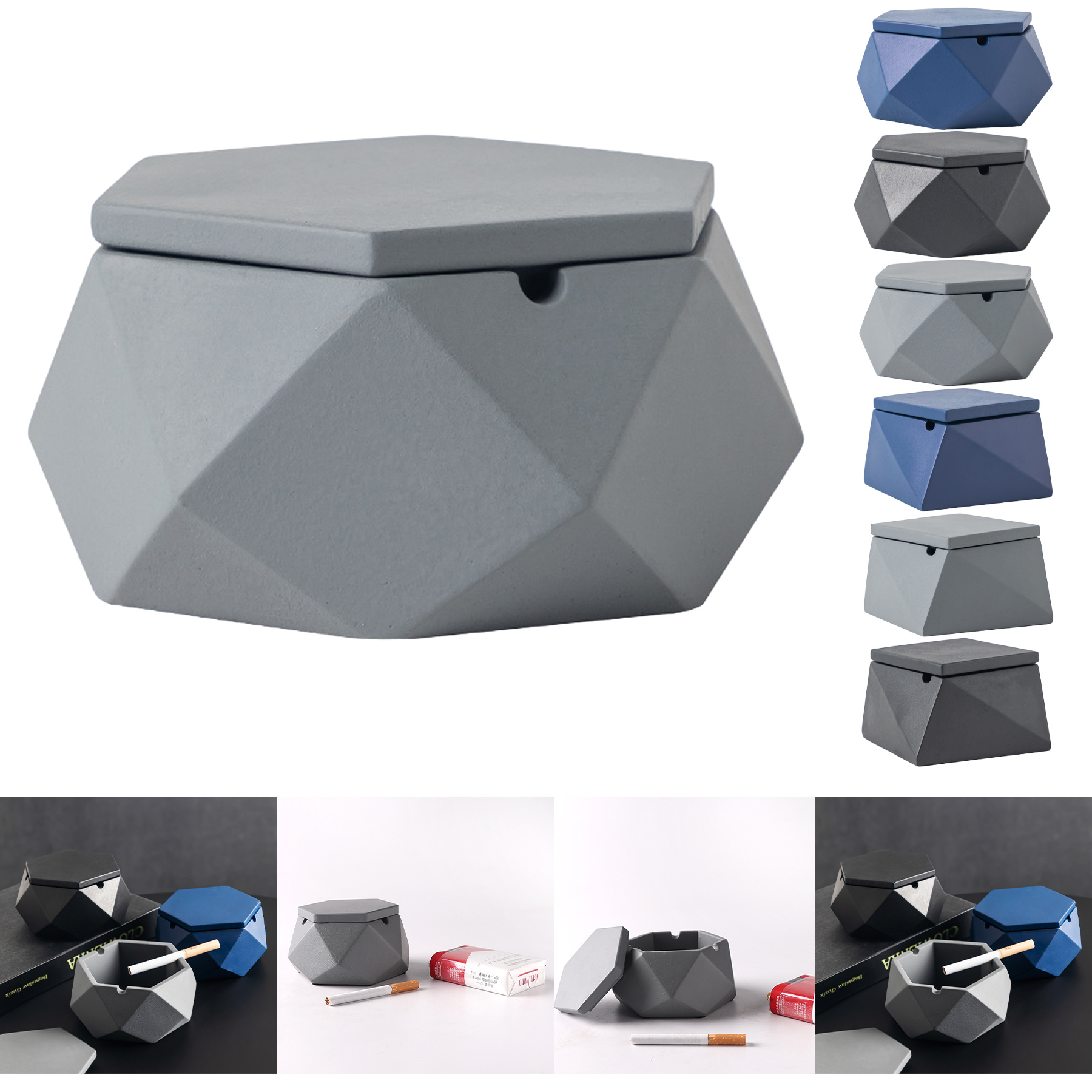 Ashtray with Lid 2