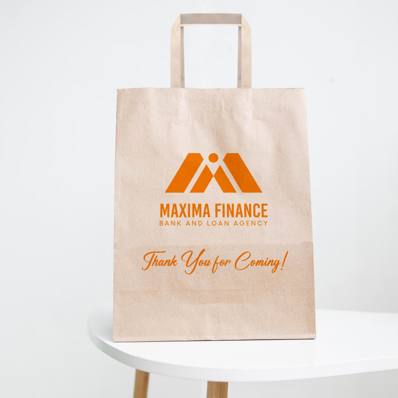 8 X 10 Inch Custom Paper Shopping Bag With Handles 7