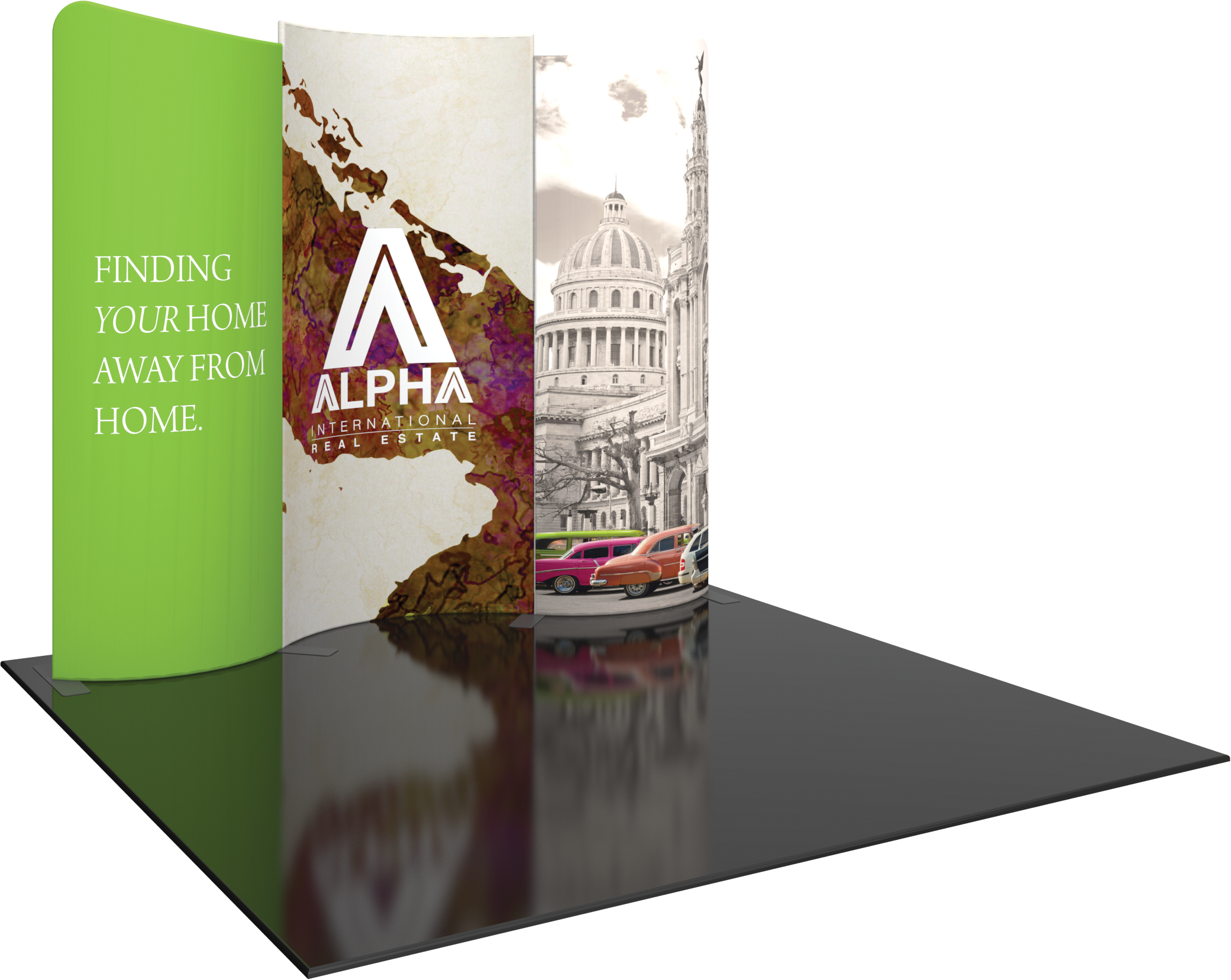 Modulate Series 1 10ft Fabric Backwall Kit 01