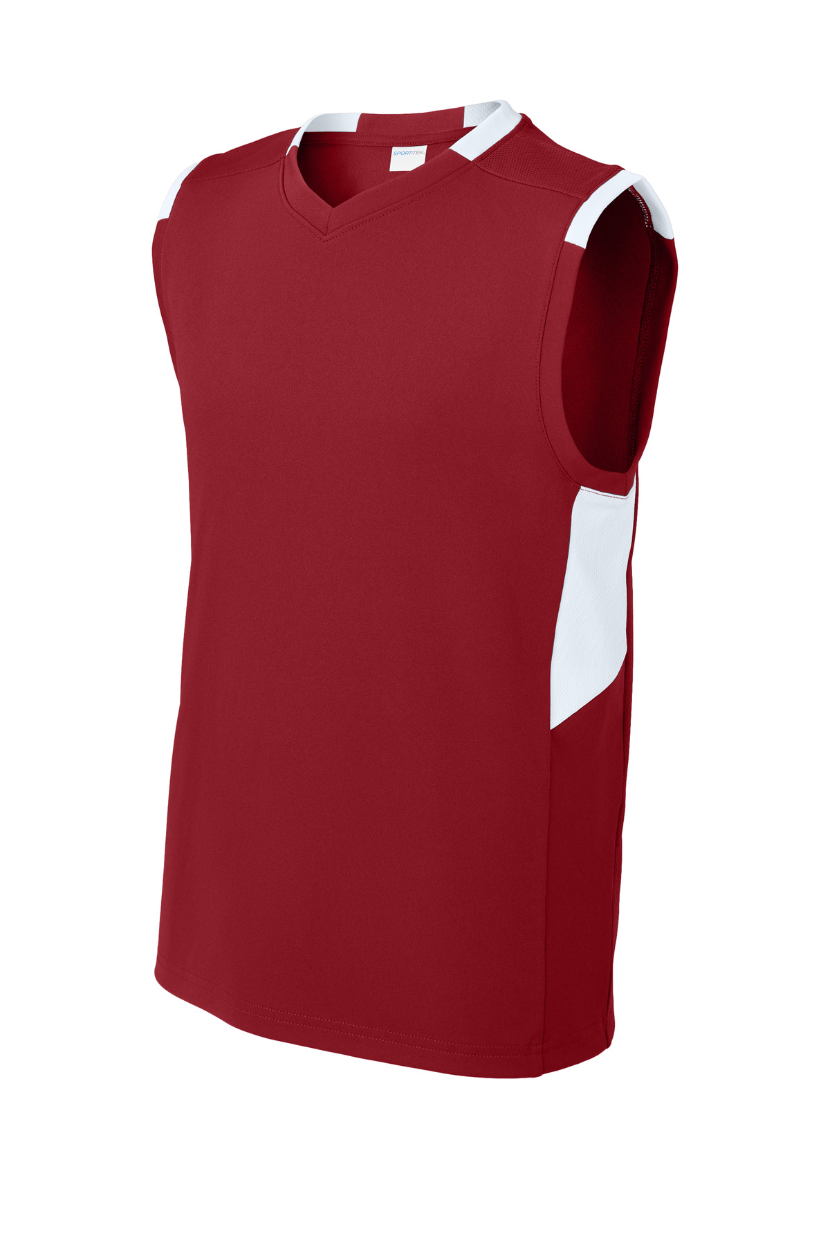Sport-Tek Youth Club Sleeveless V-Neck YST441 19