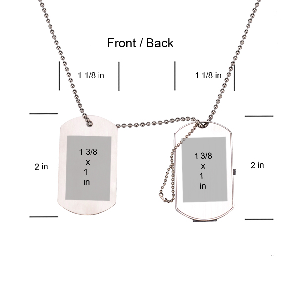 Brookville Army Tag Necklace USB