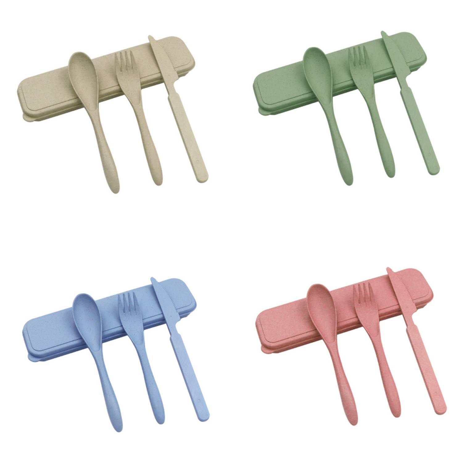 Wheat Straw Cutlery Set 1