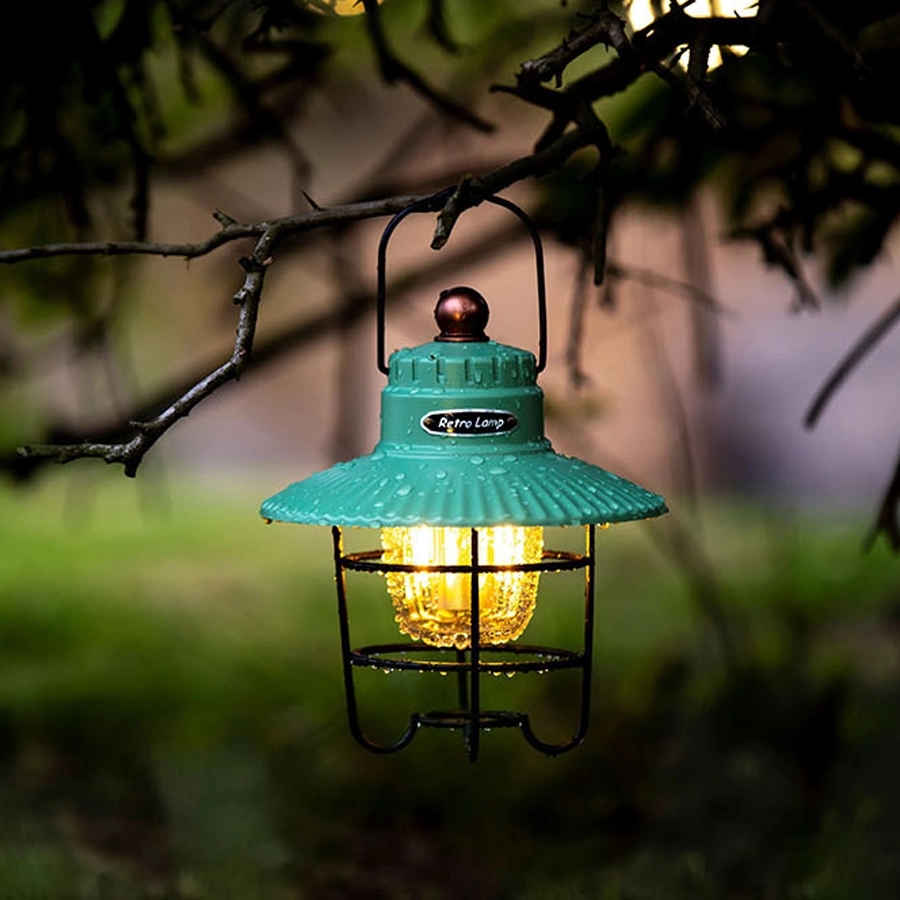 Retro Outdoor Camping Light & Picnic Lantern with Power Bank 2