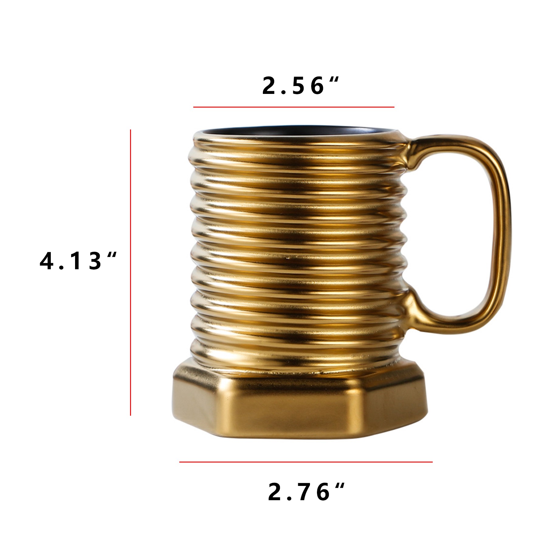 Screw Coffee Cup Mug 6