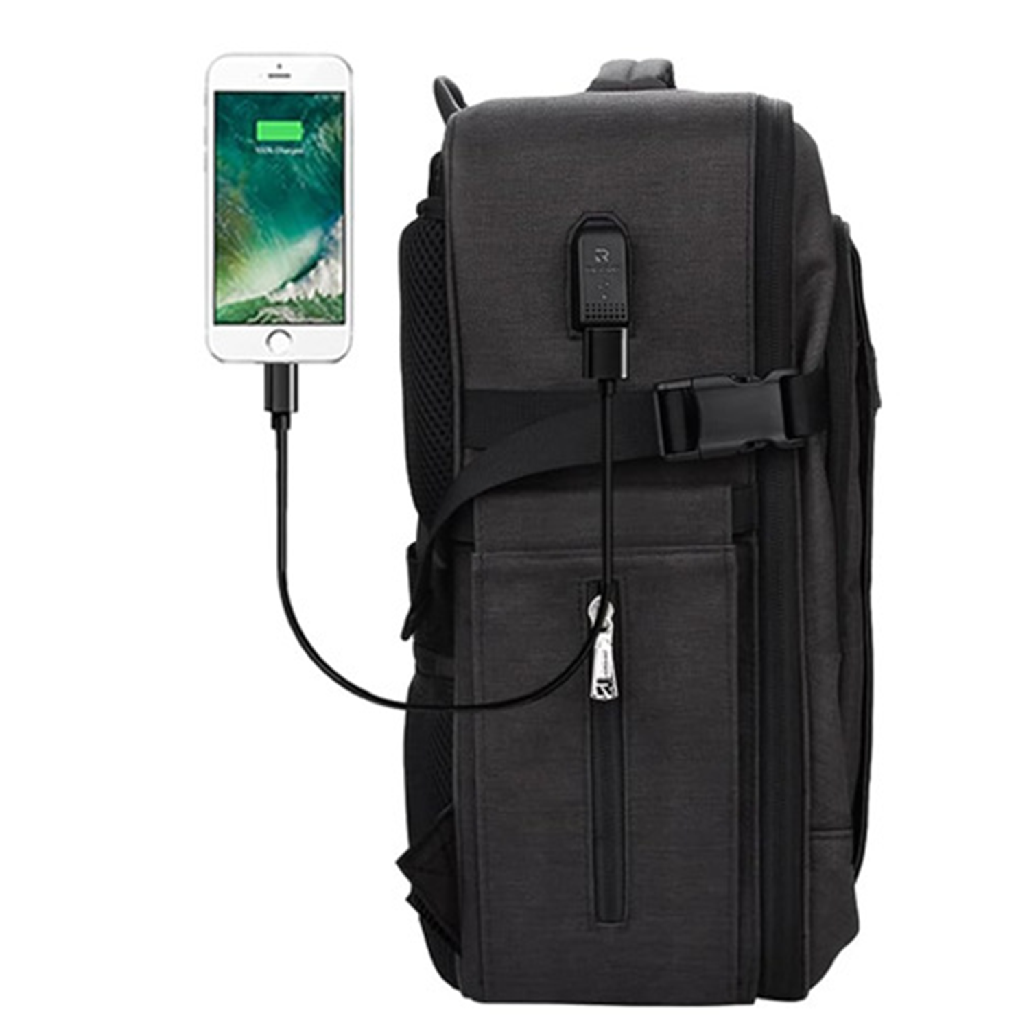 Backpack w/ Cosmetics Storage Bag 2