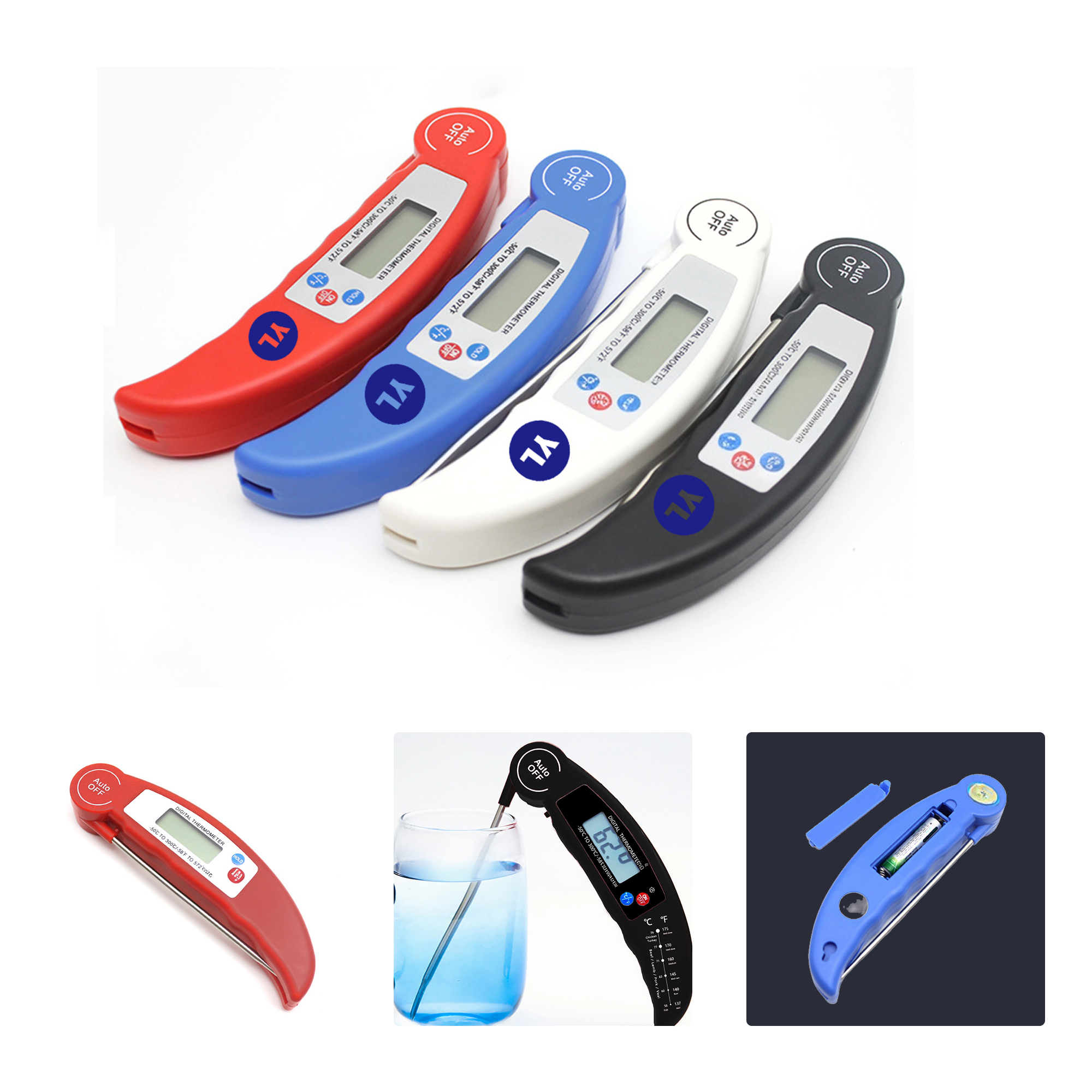 MOQ50 Personalized Digital Kitchen Food Thermometer Probe 2
