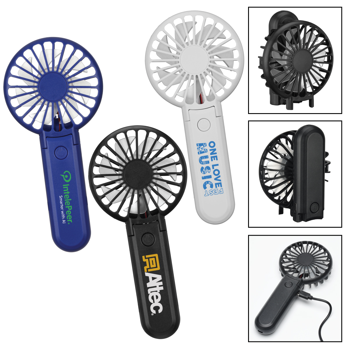 Handheld Rechargeable Folding Mini USB Fan 2