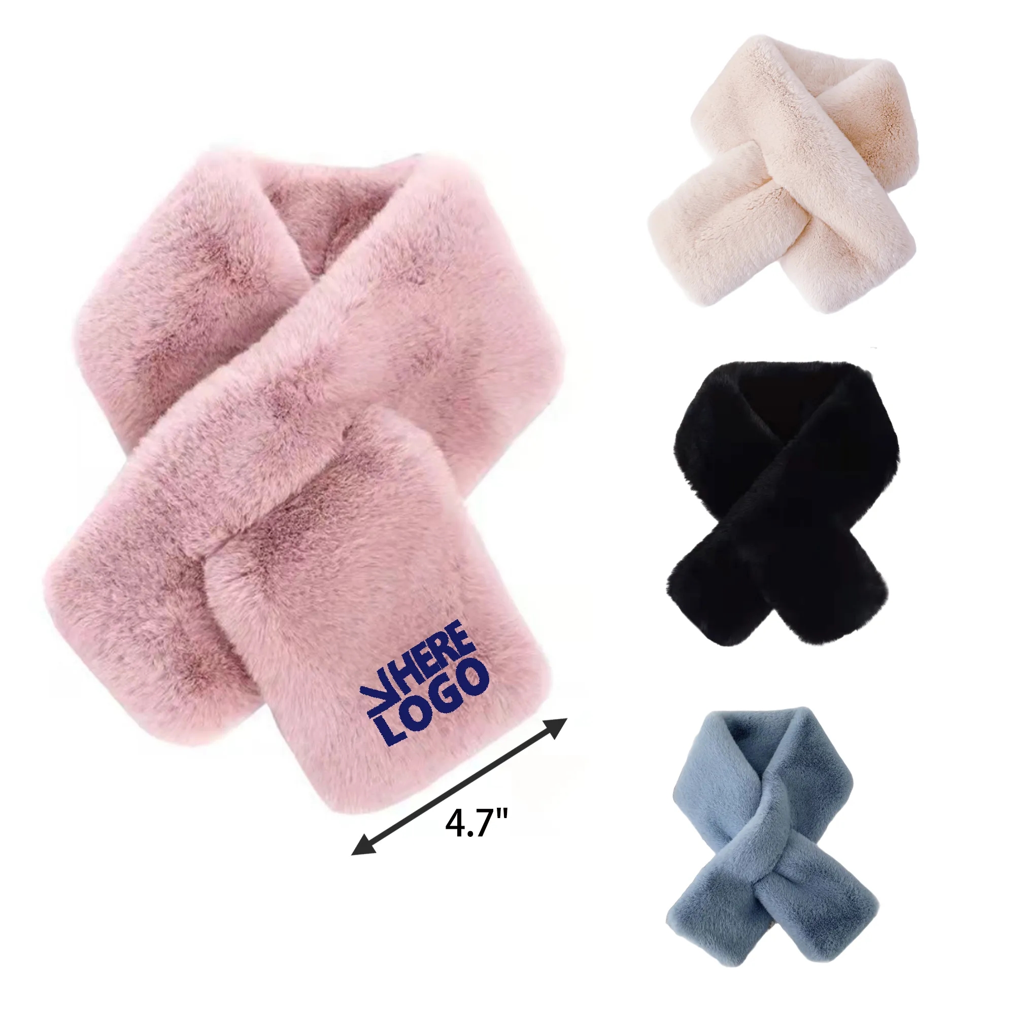 Women's Solid Color Warm Scarf
