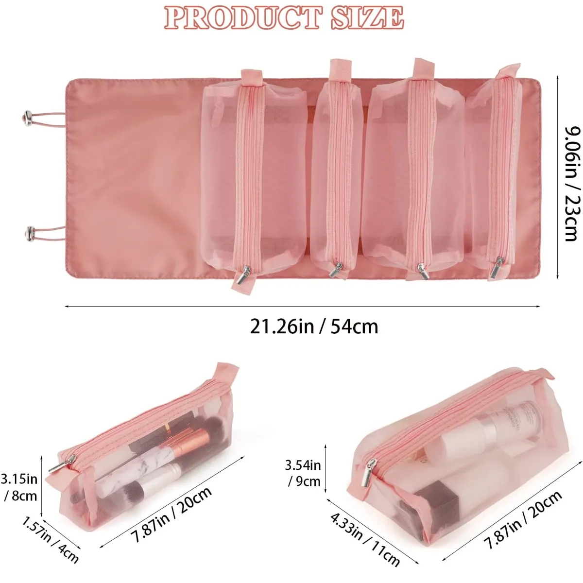 4 In 1 Removable Portable Cosmefic Bag 2