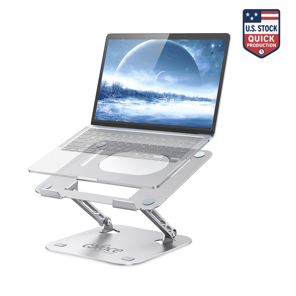 High Quality Metal Ergonomic and Adjustable Laptop Stand 7