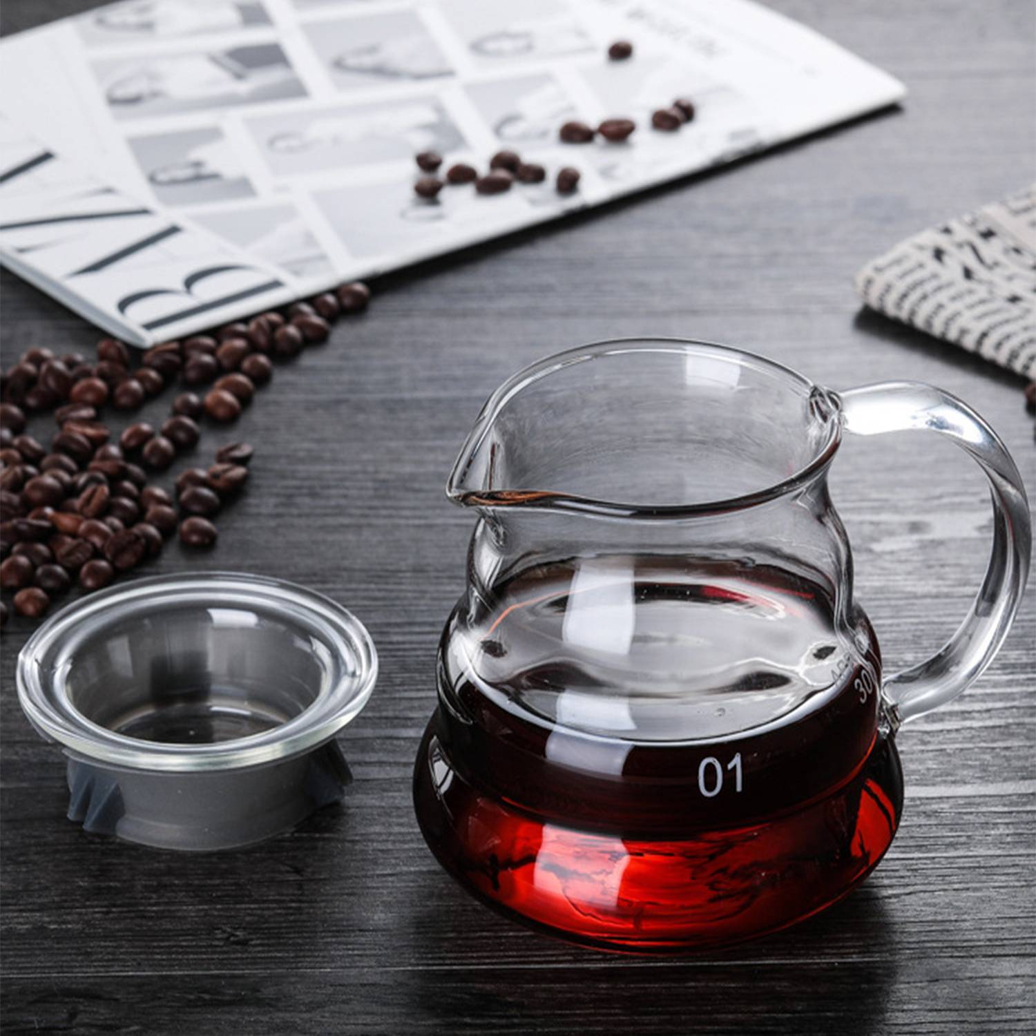 Hand Poured Coffee Maker Set 7