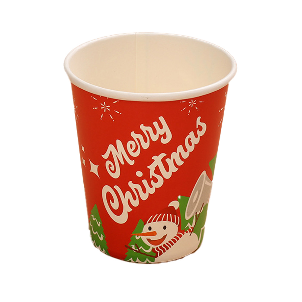 9 Oz Christmas Disposbale Paper Cup 2