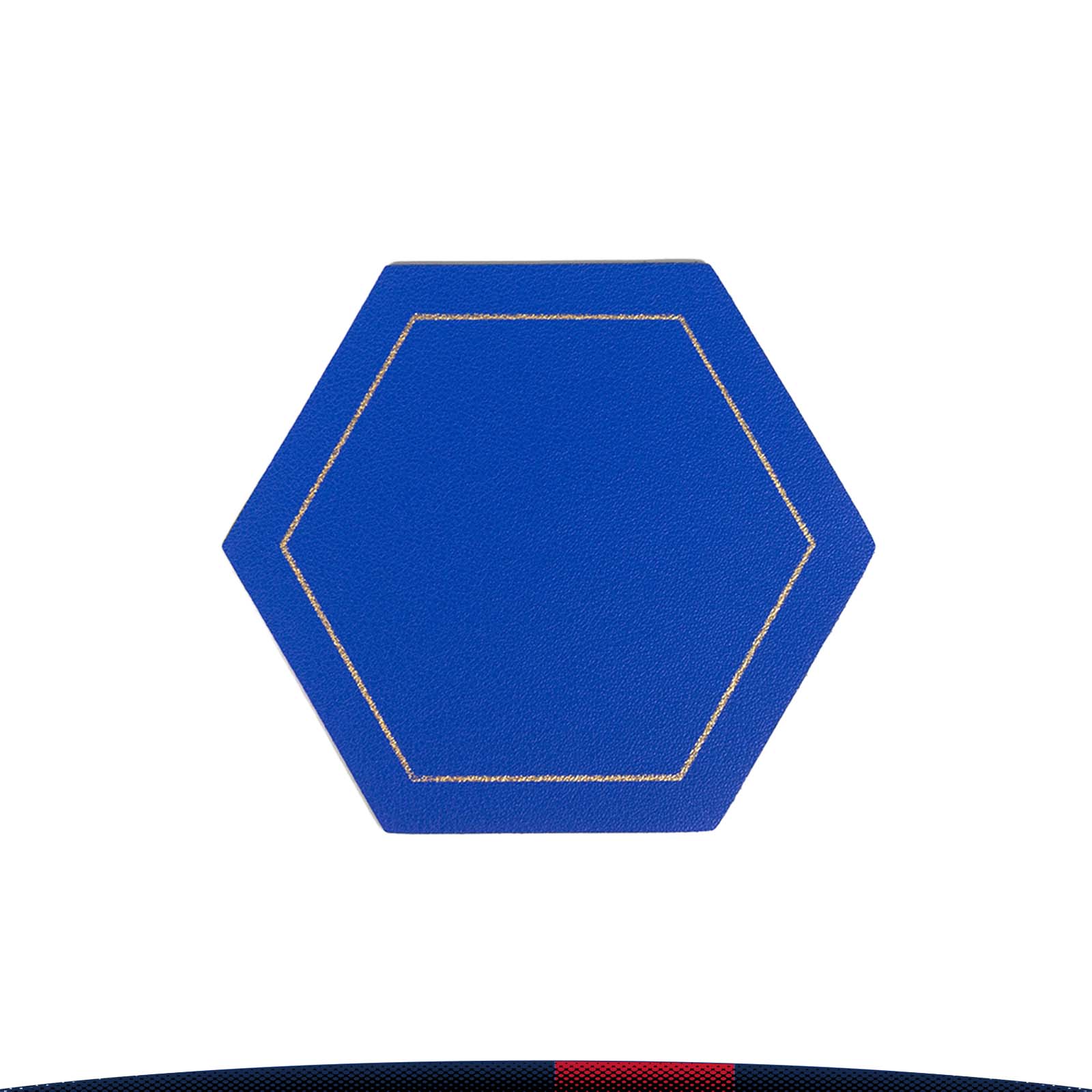 Hexagon PU Leather Coaster 9