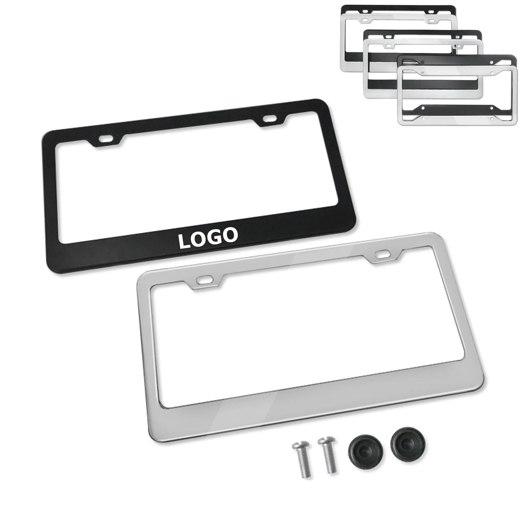 Stainless Steel License Plate Frame 1
