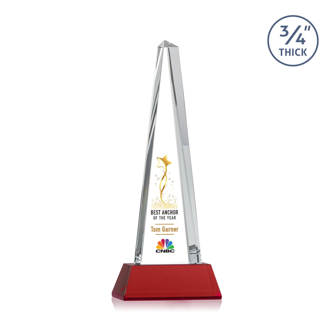 Majestic Tower VividPrint™ Award on Newhaven - Red 3