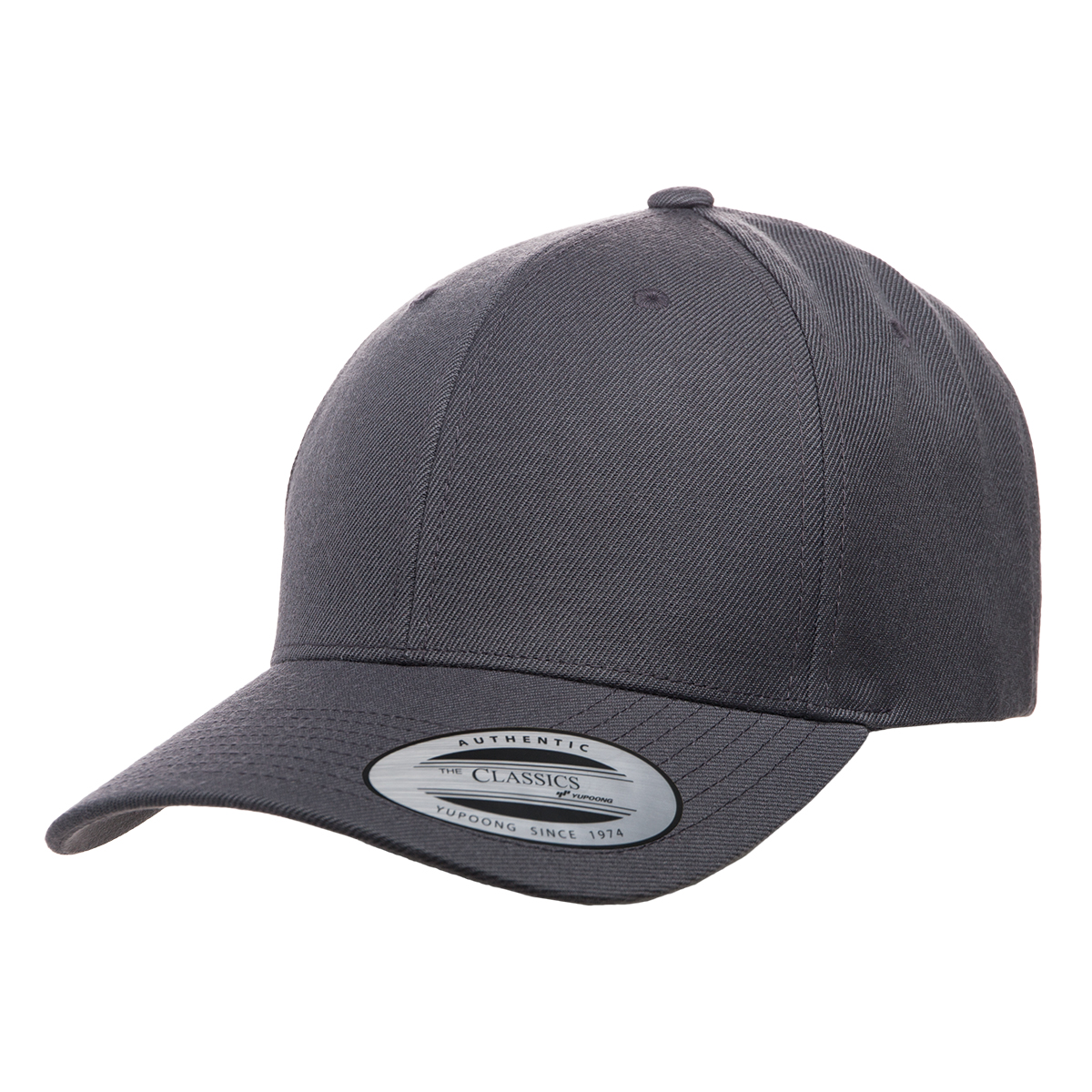 Yupoong 6789M YP Classics Premium Curved Visor Snapback Hat with Embroidery 2