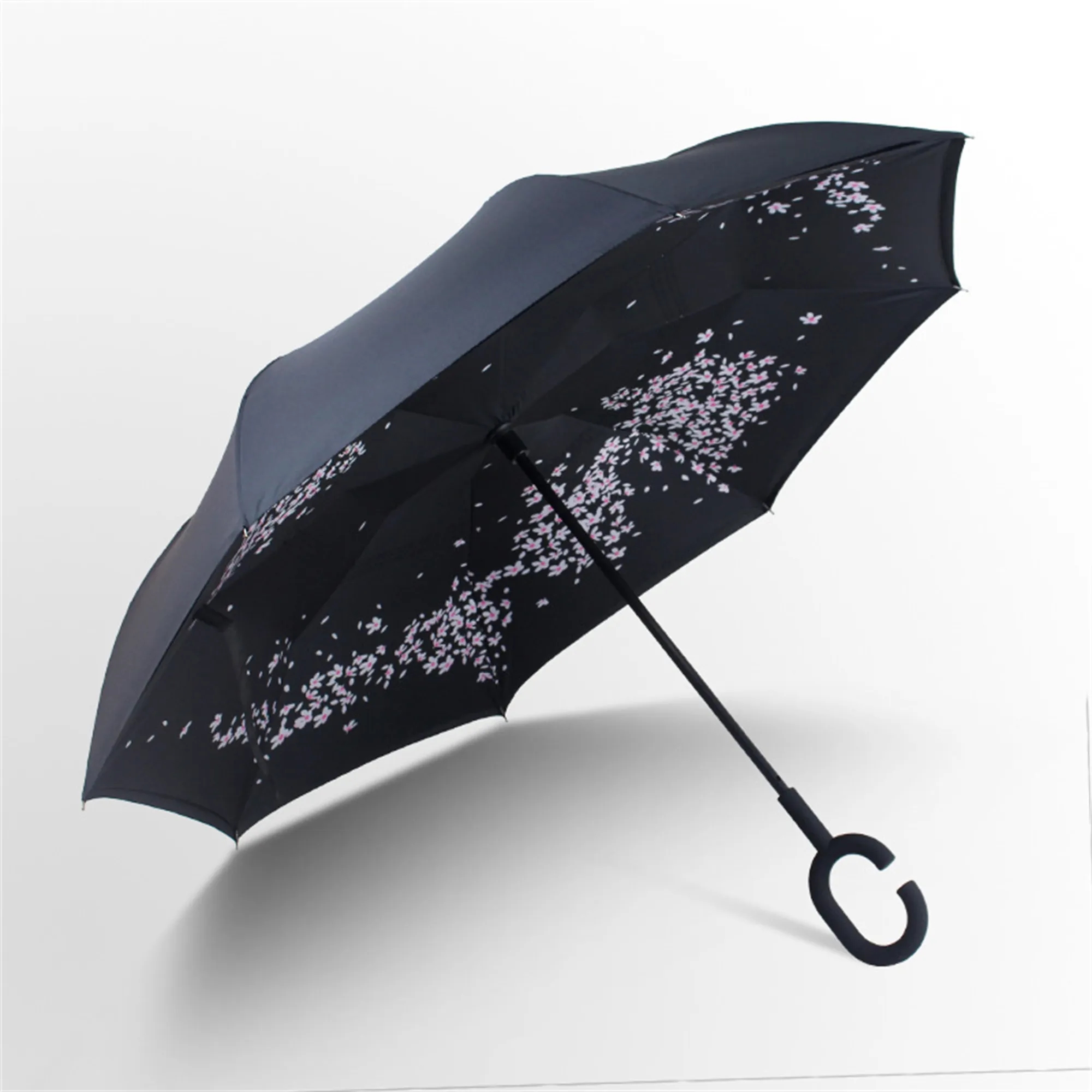 Reverse Upside Down Car Umbrella with C-handle 23