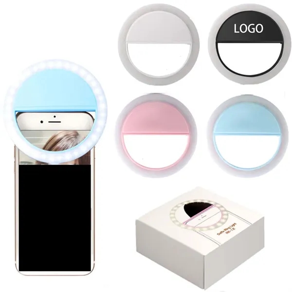 Ring Light for Cell Phone Clip-on LED Light