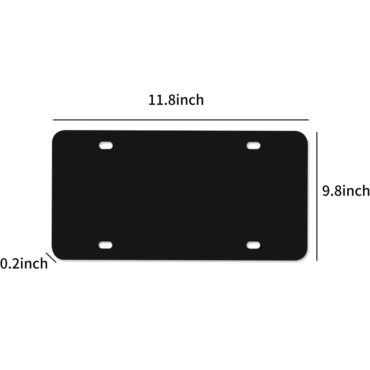 Weatherproof Metal License Plate For Outdoor Use 2