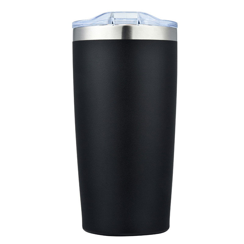 20oz. Stainless Steel Hot / Cold Beverage Tumbler with Slide Lid