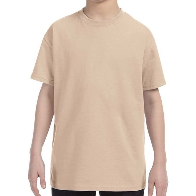 Custom Embroidered Youth Basic Cotton T-Shirts 5