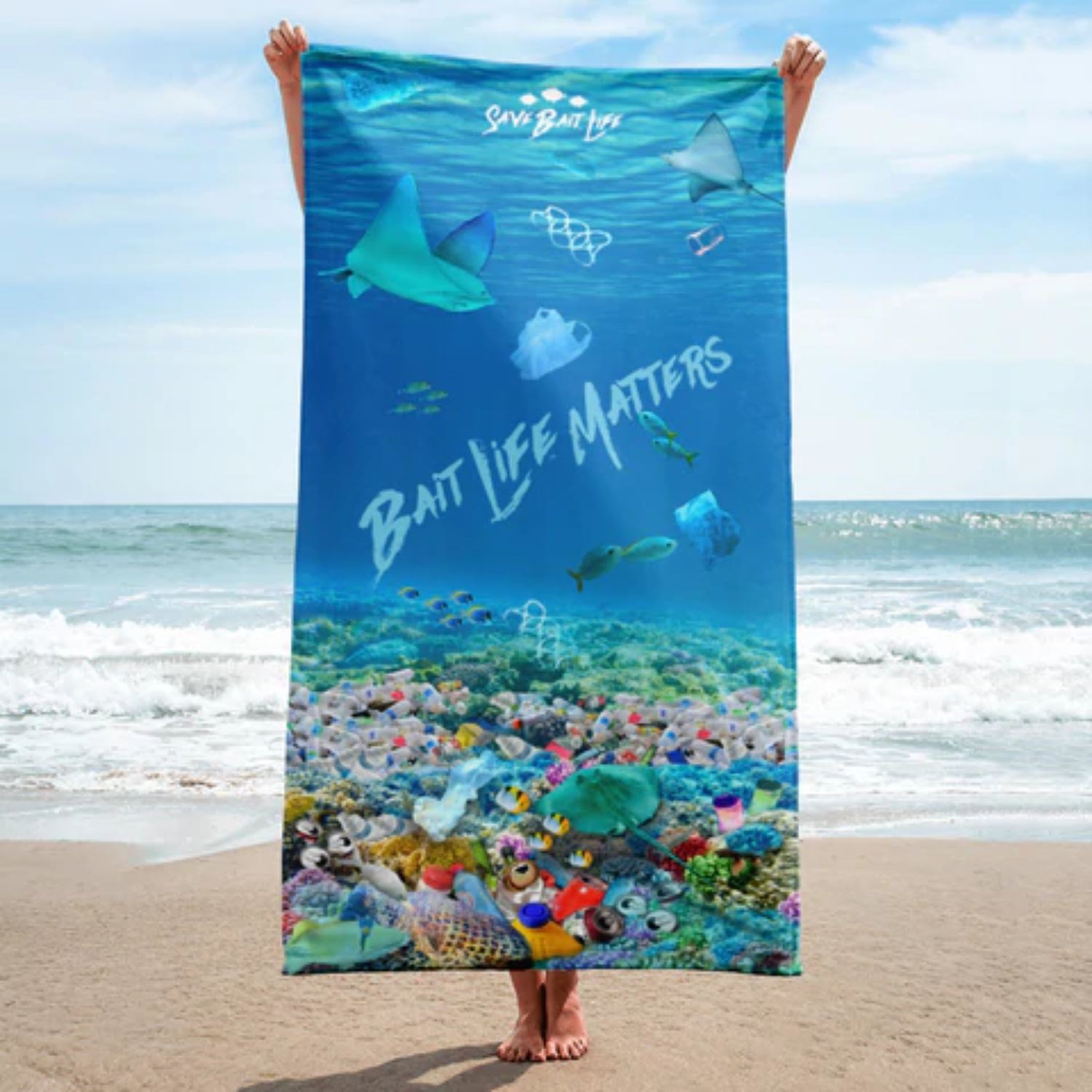 25"x 50" Sublimated Heavyweight Microfiber Beach Towel 2