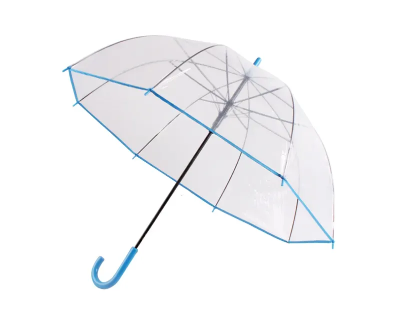 47" Arc Clear Bubble Dome Umbrella w/ Hook Handle 5