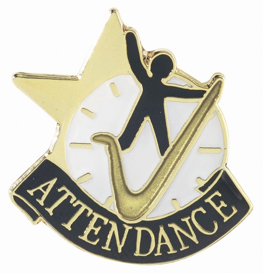 Attendance Academic Achievement Pin 2