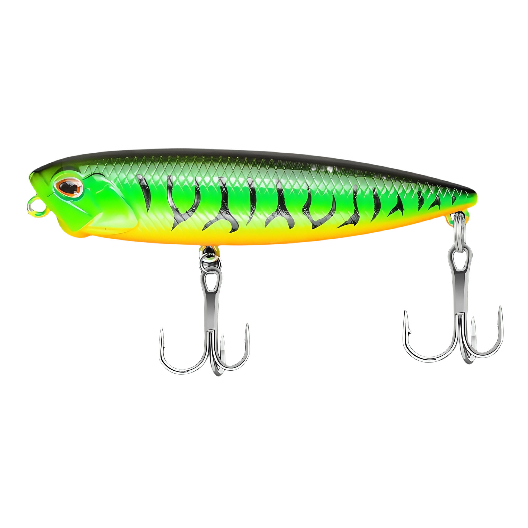 14.5g Topwater Zigzag Walking Bait Floating Pencil Lure with Rattles for Bass and Pike 3