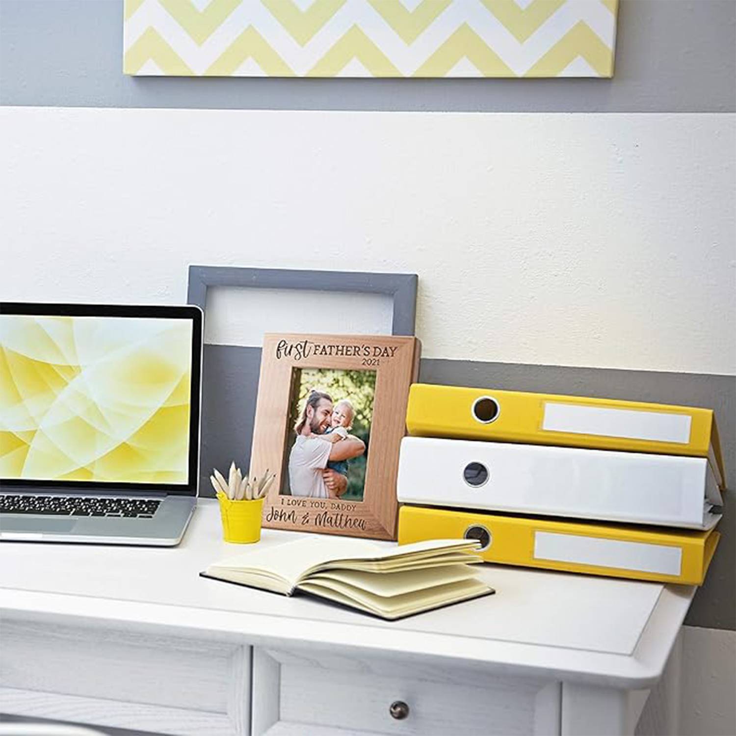 Desk Engraved Wooden Photo Frame 21