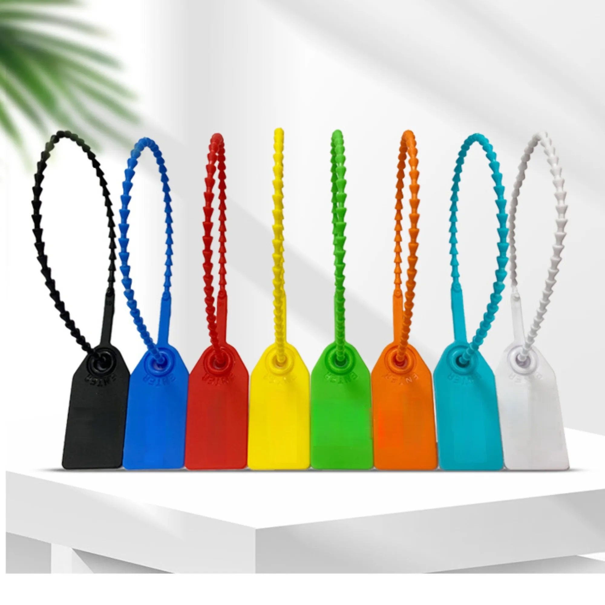 Disposable Plastic Clothes Security Seals Anti Tamper Tags 2