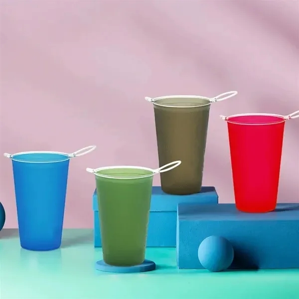 7-Ounce TPU Foldable Outdoor Soft Water Cup 4