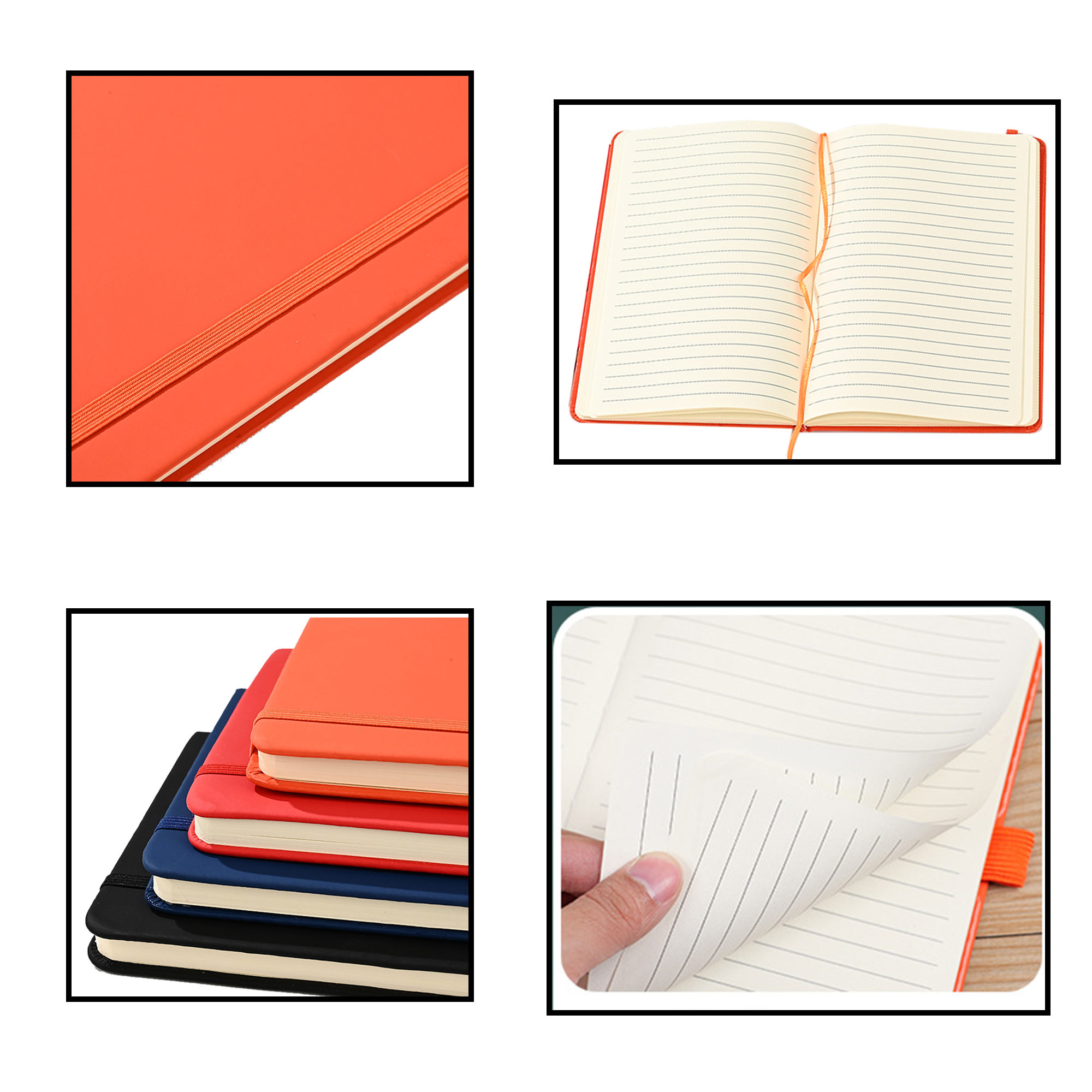 A6 Lined Journal PU Notebook 4