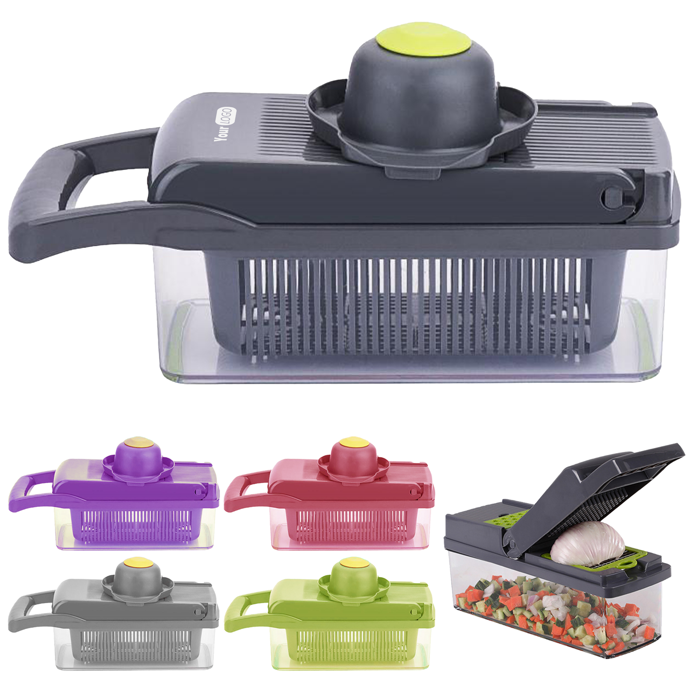 Stainless Steel Multi Functional Vegetable Chopper 5